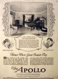 1922 Apollo Reproducing Piano Ad