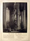 1922 Estey Pipe Organ in Church Ad ~ Franklin Booth Art