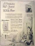 1922 Levolier Pull Wall Switch Ad