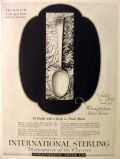 1923 International Sterling Ad ~ Trianon Design