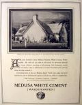 1923 Medusa Cement Ad ~ Sam Heller Home, White Plains NY