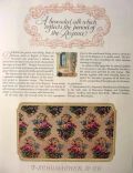 1923 F. Schumacher Fabric Ad ~ Roses of Silk Brocade
