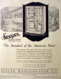 1923 Seeger Siphon Refrigerator Ad