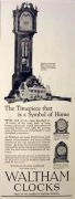 1923 Waltham Colonial Grandfather Hall Clock Ad