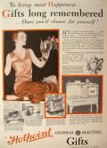 1930 Hotpoint Ad ~ Range, Toaster, Waffle Iron