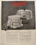 1921 Hotpoint Electric Grill & Ovenette Ad ~ Delicious & Tempting Food
