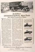 1923 International Harvester Truck Ad ~ Betsy Ross Bread