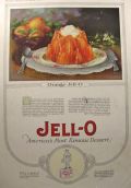 1921 Jello Ad ~ Orange Jello with Cream