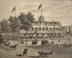 1878 Asbury Park, NJ Grand Avenue House Hotel ~ Antique Print