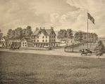 1878 Point Pleasant, NJ Antique Print ~ Charles Maxson Residence