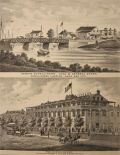 1878 Cape May City, NJ Antique Print ~ Schellinger's, Ocean House