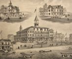 1878 Manasquan, NJ Antique Print ~ Lavallette City