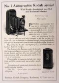 1923 No. 1 Autographic Kodak Special Ad