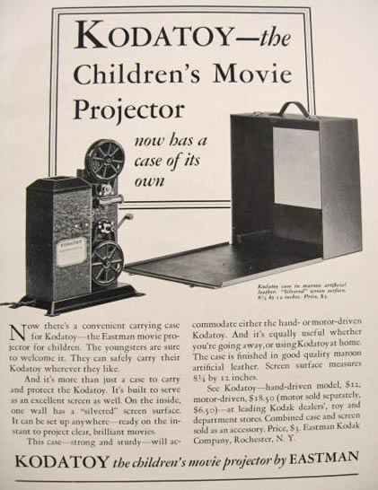 1931 Kodak Ad ~ Kodatoy Children's Movie Projector