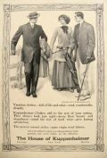 1910 Kuppenheimer Men's Fashion Ad ~ Golfers