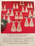 1957 Lenox China Ad ~ Pepper Mill Sets