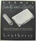 1939 Lentheric Compact and Lipstick Holder Ad