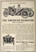 1907 American Roadster Ad ~ American Motor Car Co.