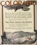 1907 Rock Island Railroad to the Rockies Ad