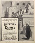 1907 Egyptian Deities Cigarettes Ad ~ Luxor Ram Headed Sphinxes