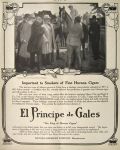 1907 El Principe de Gales Cigar Ad ~ Horse Racing