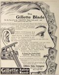 1907 Gillette Safety Razor Ad ~ Gillette Blade