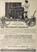1907 Wilcox & White Melodant-Angelus Piano Ad