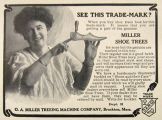 1907 Miller Antique Shoe Trees Ad