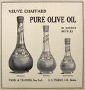1907 Veuve Chaffard Olive Oil Ad ~ In Honest Bottles