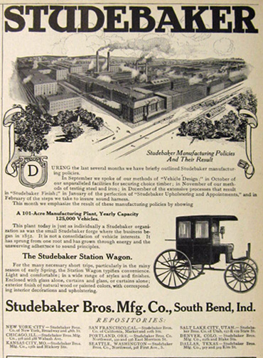 1907 Studebaker Station Wagon Ad
