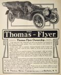 1907 Thomas Flyer Ad ~ Most Reliable Car Built