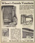 1907 Wilson's Outdoor Venetian Blinds Ad