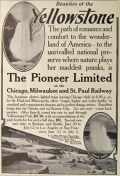 1907 Pioneer Limited Train Ad ~ Beauties of the Yellowstone