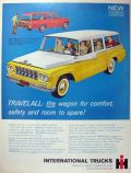 1961 International Harvester Truck Ad ~ Travelall