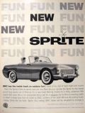 1961 British Motor Corp. Sprite Car Ad