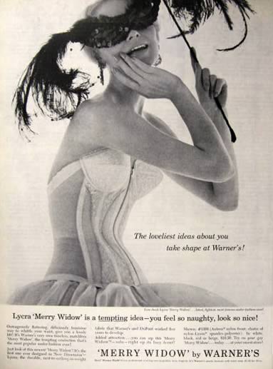 1961 Warner's "Merry Widow" Corset Ad