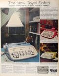 1962 Royal Safari Typewriter Ad