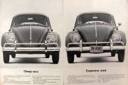 1962 Volkswagen Beetle Ad ~ Cheap New, Expensive Used