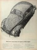 1963 Volkswagen VW Beetle Ad ~ Inspection