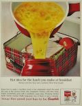 1964 Campbell's Soup Ad ~ Vintage Tartan Plaid Lunchbox