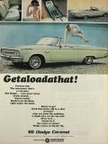1965 Dodge Coronet Ad ~ Getaloadathat!