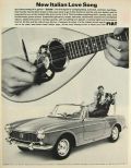 1964 Fiat Sport Convertible Ad ~ Italian Love Song