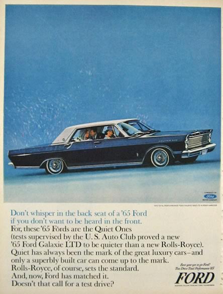 1965 Ford Galaxie Ad