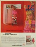1964 Frigidaire Ad ~ Pink Retro Refrigerator