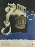 1964 Western Electric Ad ~ Phone of the Future: Touch-Tone