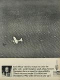 1964 Champion Spark Plug Ad ~ Jerrie Mock
