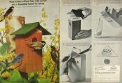 1964 Pure-Pak Milk Carton Ad ~ Birdhouse Kit
