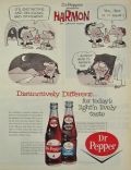 1964 Dr. Pepper Ad ~ Johnny Hart, Harmon