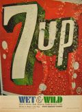 1967 7-Up Ad ~ Huge Logo
