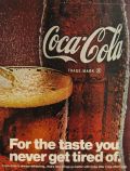 1967 Coca Cola Coke Ad ~ Taste You Never Get Tired Of
